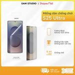 Miếng dán màn hình chống chói dùng cho Galaxy S25 Ultra - Bộ 2 miếng có dụng cụ hỗ trợ