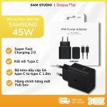 Bộ sạc nhanh 45W Samsung chính hãng FULLBOX dây 5A 1m8